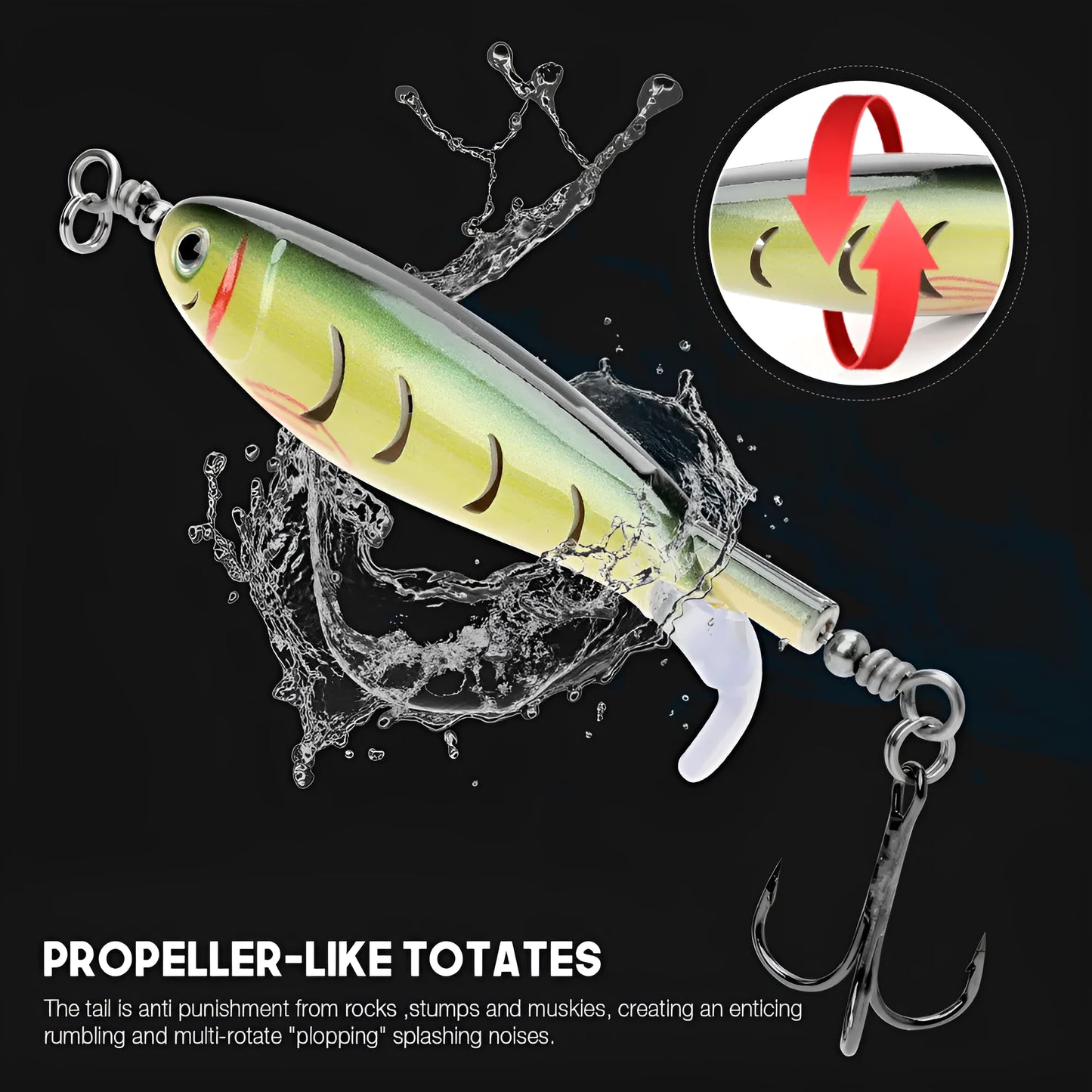 7.5cm road fishing bait showing bionic design with colour variants and 8g weight