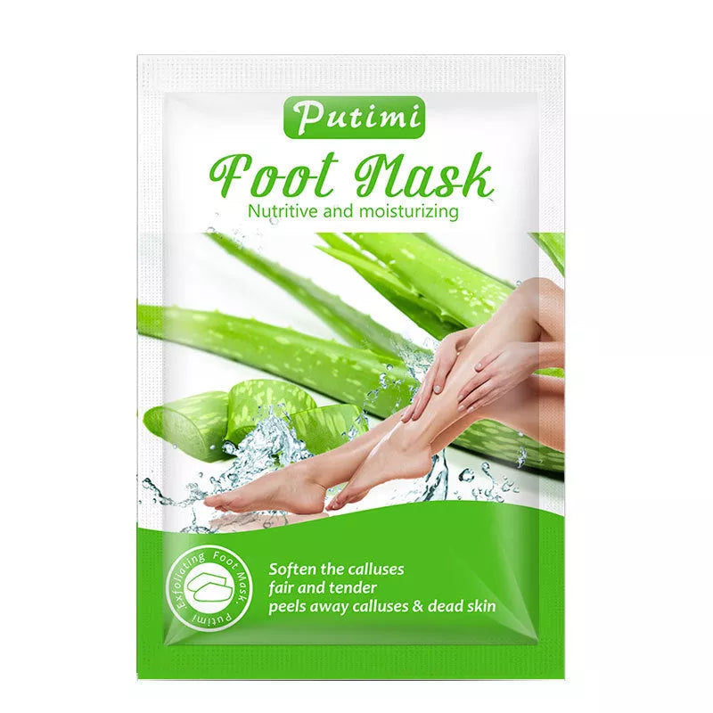 Exfoliating foot mask socks for dead skin removal and heel whitening, 2024 model