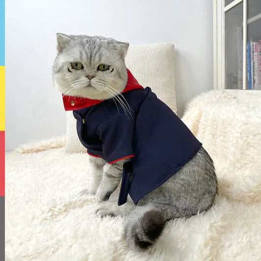 Pet hoodie in Polygonum cuspidatum Youren colour for cats and dogs, small and medium sizes
