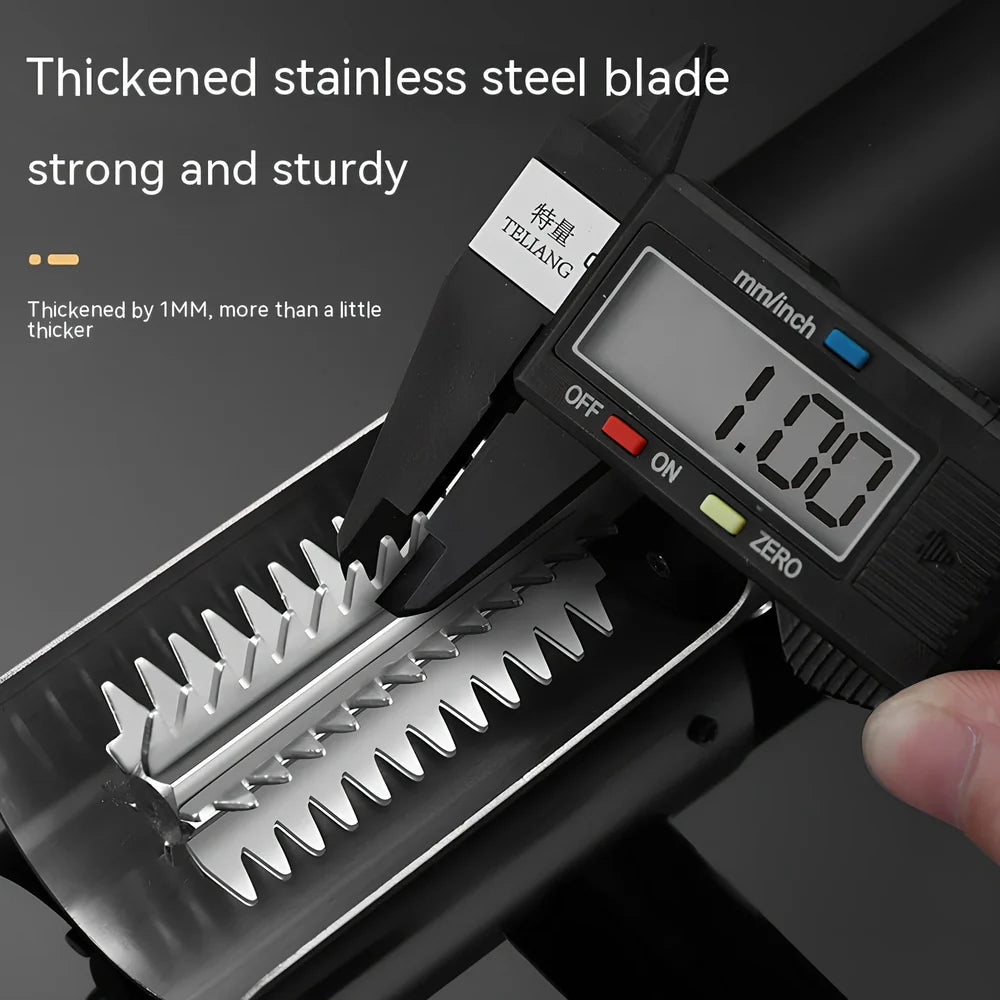 Electric handheld fish scaler machine in white, black, or light green with 125W motor and waterproof design