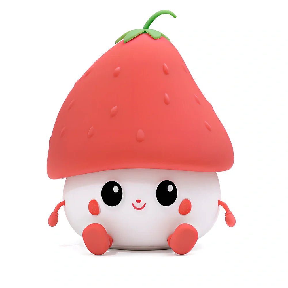 Berry Trouble Light voice-activated children's decor with silicone construction and 1200mAh battery