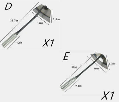 Premium Manganese Steel Garden Hoe - Durable and Versatile Gardening Tool