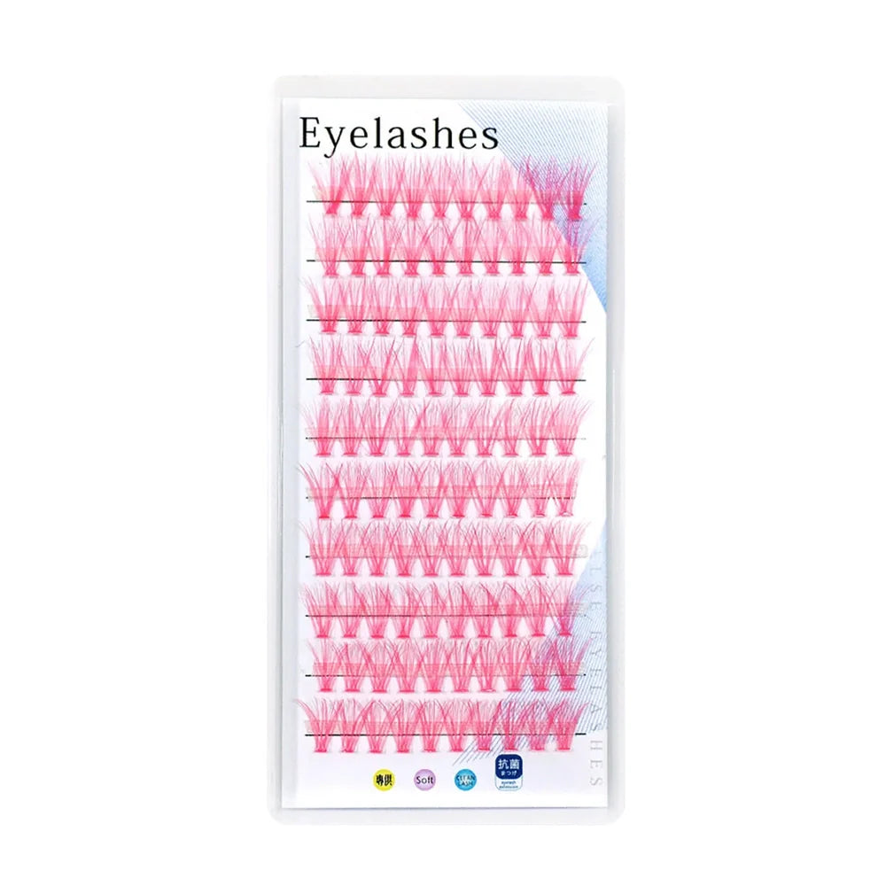 Hand-applied false eyelash extensions in multiple colours and lengths from 10mm to 16mm