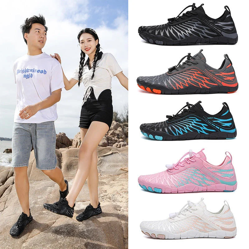 Smmer Water Shoes for men and women with non-slip rubber outsole and mesh upper