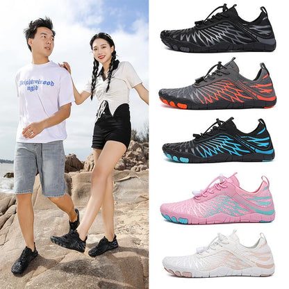 Smmer Water Shoes for men and women with non-slip rubber outsole and mesh upper