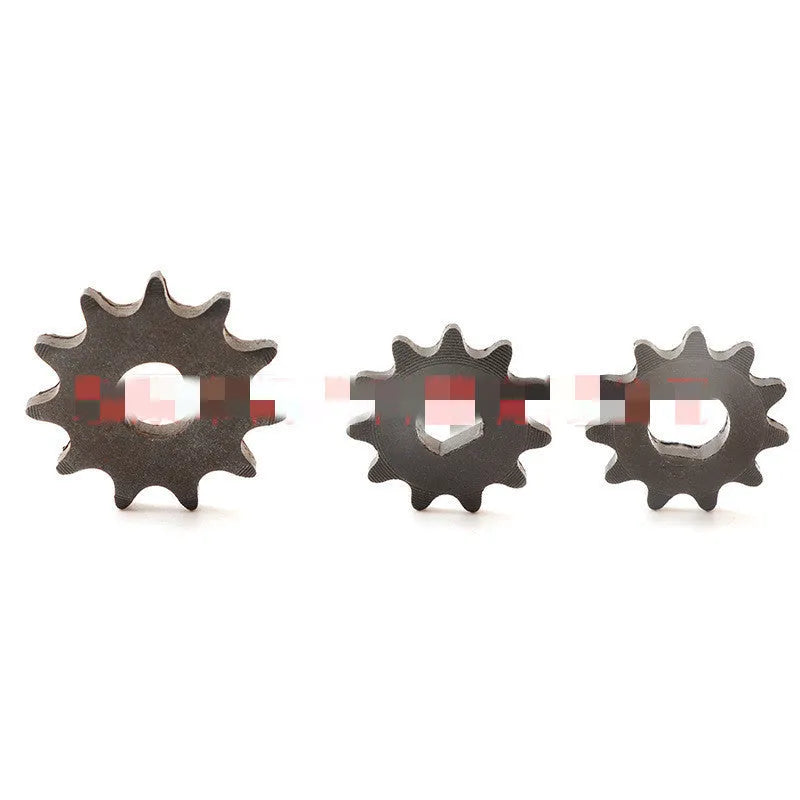 Cast iron 11-tooth motorcycle gear for 25hT8F chain reduction systems