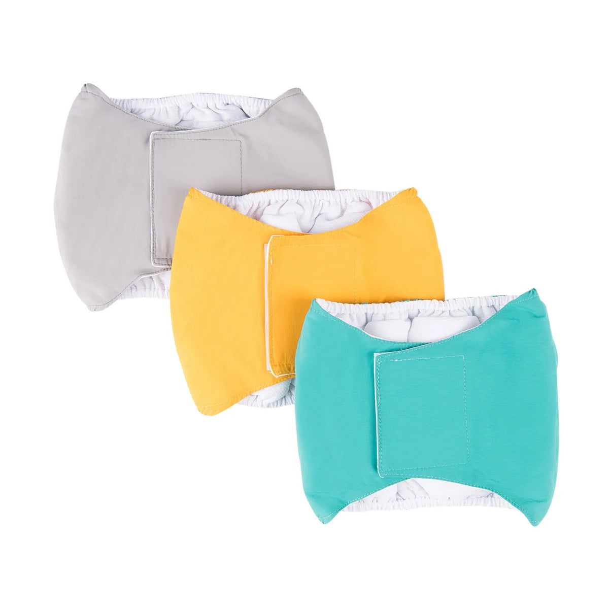 Cotton dog physiological belt diaper in five sizes XS to XL and seven colours for pet sanitary use