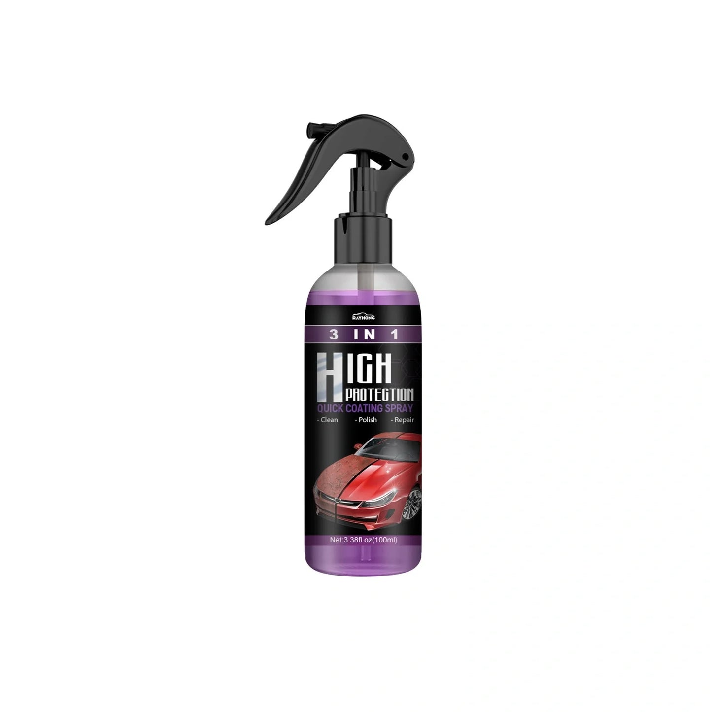 3 In 1 High Protection Fast Car Paint Spray Automatic with durable PE material for long-lasting paint protection