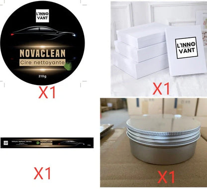 A high-quality car wax that provides a long-lasting, crystal-clear shine and protection for your vehicle's paint.