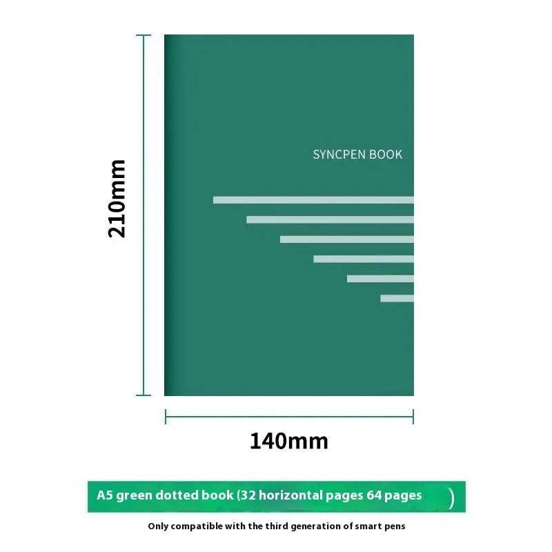 Zodiac Forest spiral notebook refill paper pack with 64 sheets and 9 writing refills