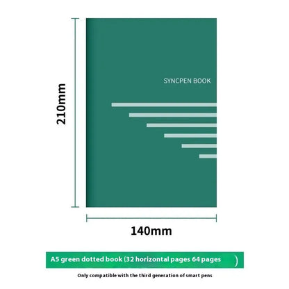 Zodiac Forest spiral notebook refill paper pack with 64 sheets and 9 writing refills