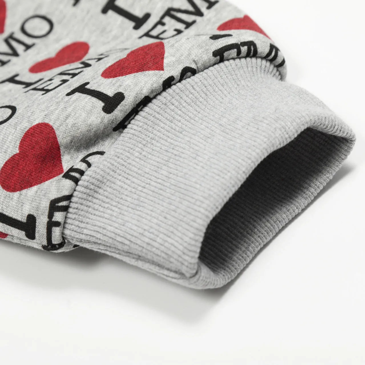 Women's grey retro pattern hooded cotton cardigan with long sleeves for autumn street fashion