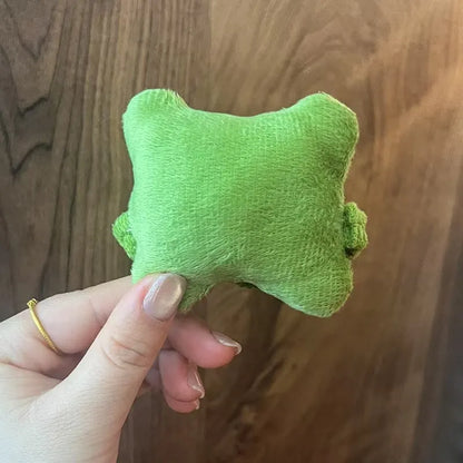 Plush polyester wrist protector mouse pad pillow in blue, green or pink colours
