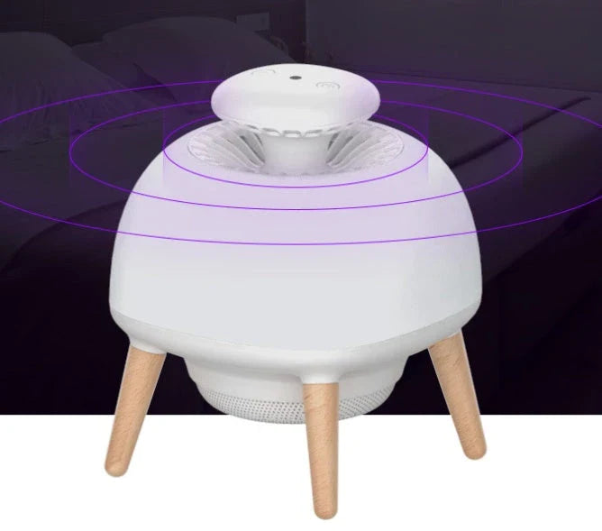 Powerful USB Mosquito Zapper Lamp with UV-LED technology and silent suction fan for effective mosquito elimination