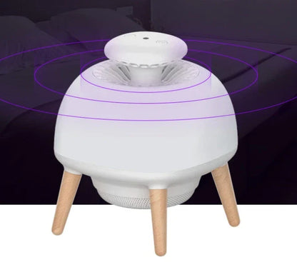 Powerful USB Mosquito Zapper Lamp with UV-LED technology and silent suction fan for effective mosquito elimination