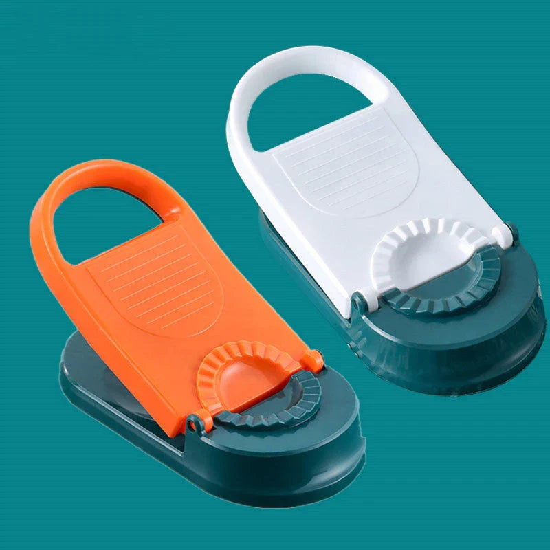 Premium 2-in-1 Dumpling Maker with Ergonomic Handle and Versatile Design for Effortless Dough Pressing and Skin Forming