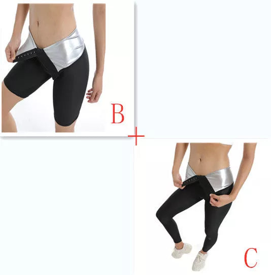 Women's high-waisted fitness pants in milk silk fabric for workouts