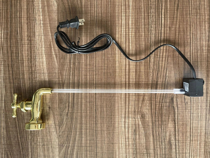 Hhomeenjoy Decorative Faucet Fountain with Magical Lights - Unique Holiday Gift Idea