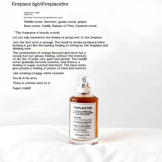 100ml women's perfume bottle with five scent options including Lazy Sunday and Fireplace Fire variants
