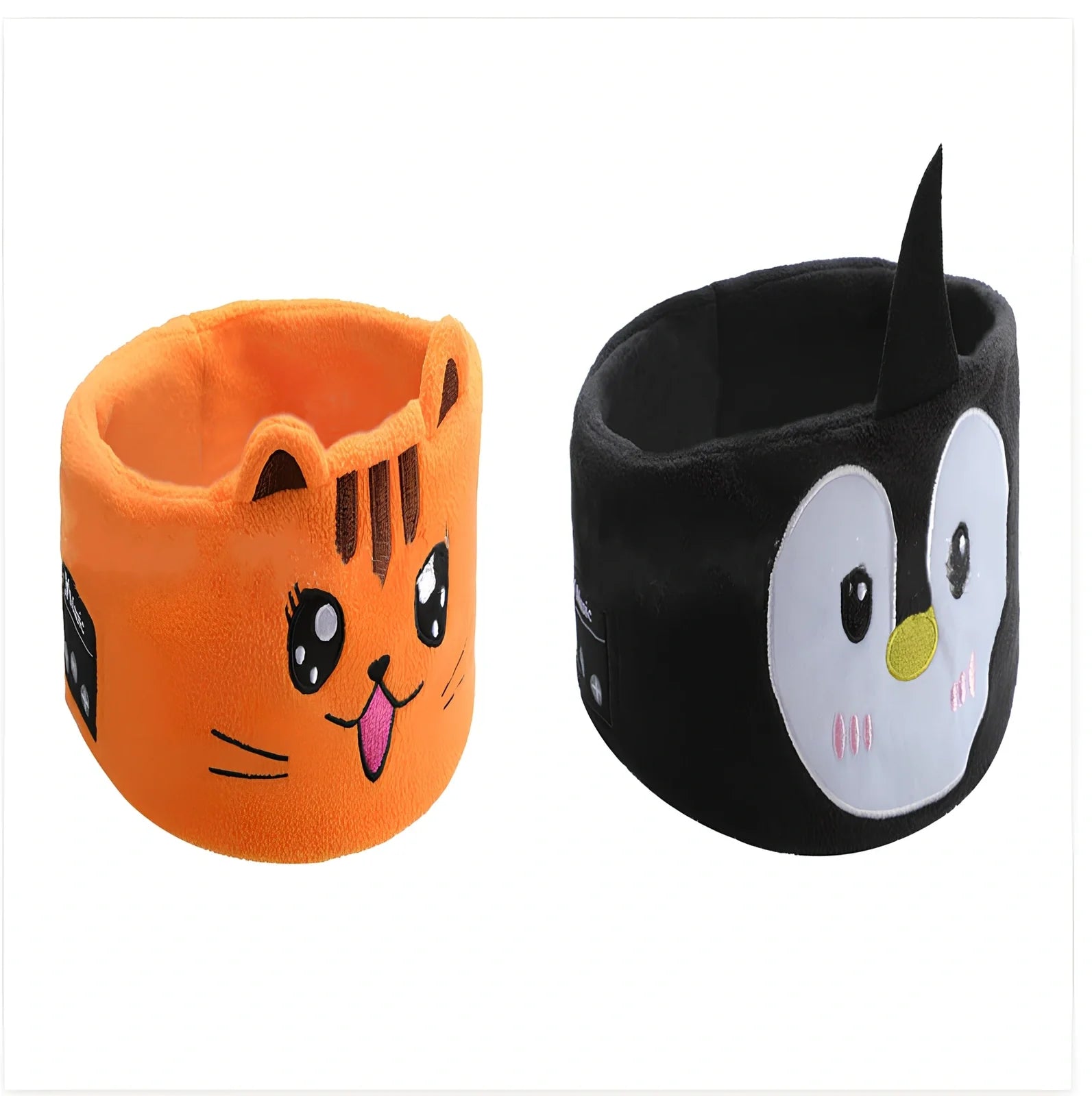 Bluetooth animal headband sleep mask with dinosaur hood showing integrated speakers and wireless design