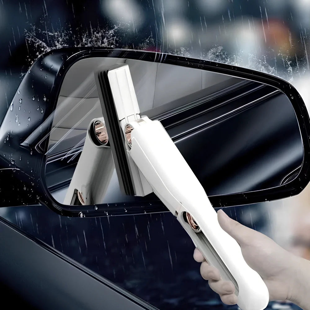 CN mini portable mop extended to 29.5cm with hand-free squeeze mechanism and hanging storage