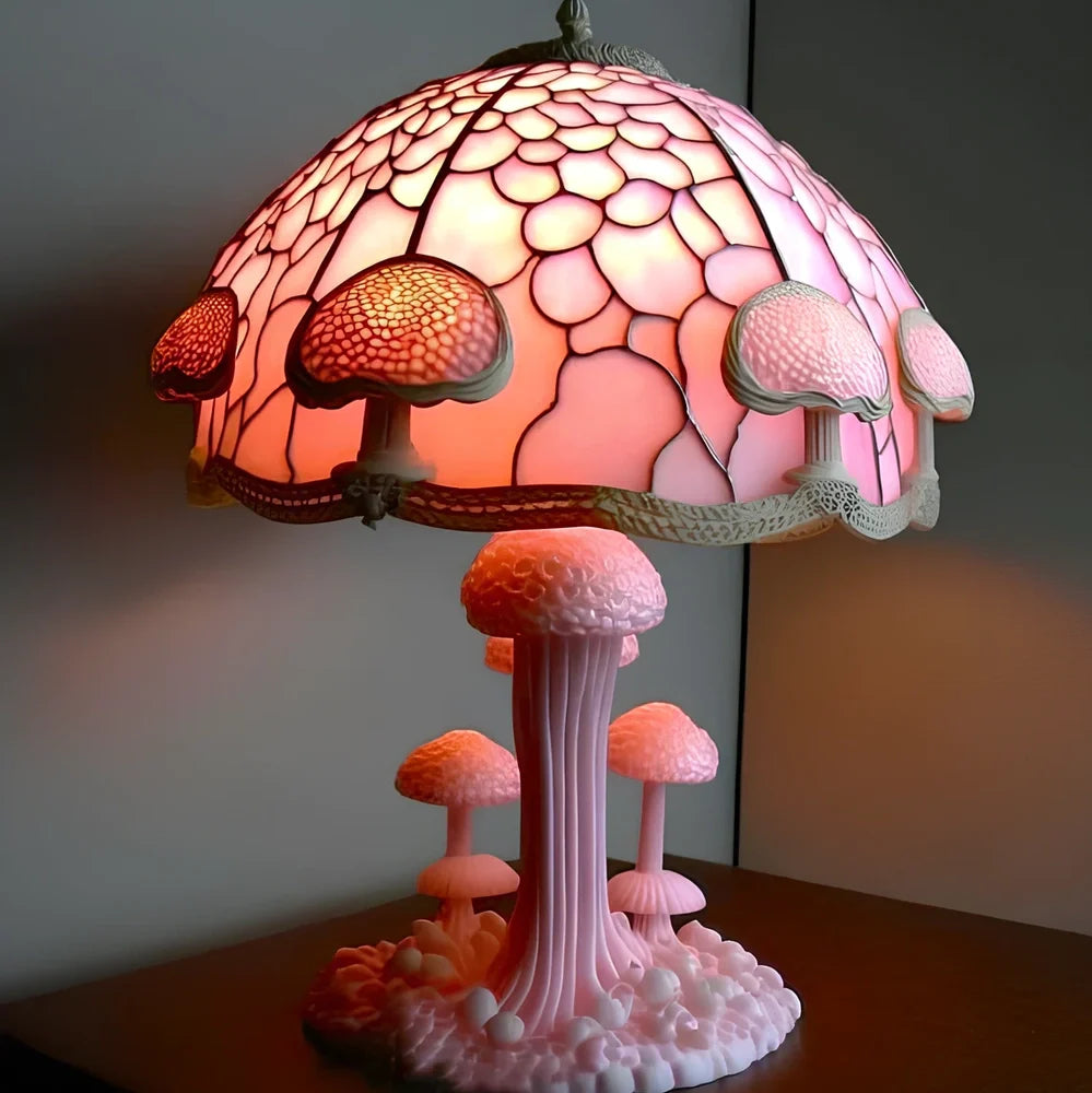Magic Mushroom LED decorative lamp with USB plug in 15cm or 30cm size options