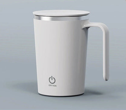 Automatic Stirring Coffee Mug with Hands-Free Mixing and Temperature Control