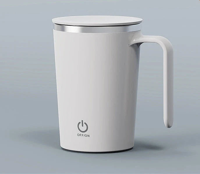 Automatic Stirring Coffee Mug with Hands-Free Mixing and Temperature Control