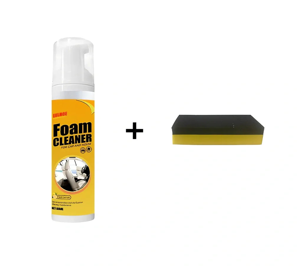 30ml car interior foam cleaner in 112mm container for spot cleaning seats and ceiling
