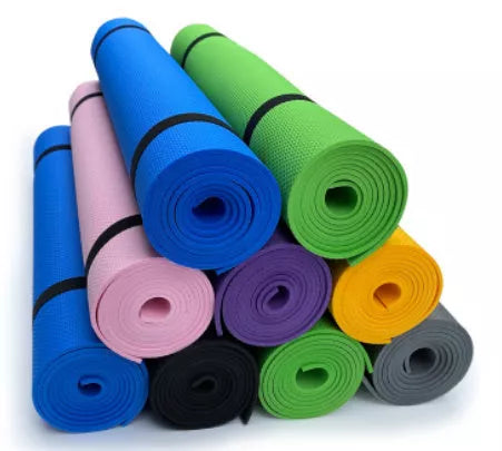 Moisture-proof thickened EVA yoga mat in various colors and thicknesses