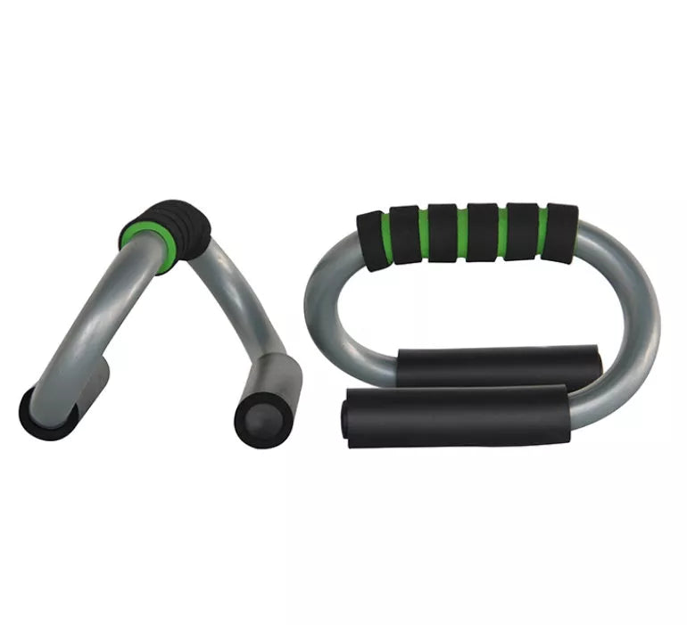 Steel Push-up Bracket for chest muscle workouts with foam grip and non-slip base