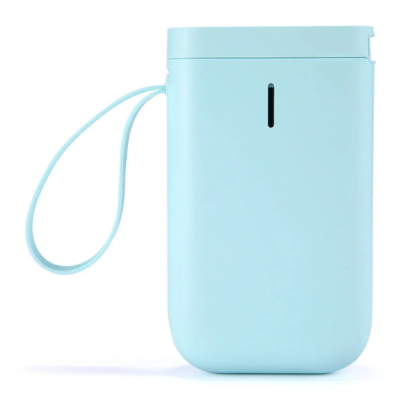 Compact, Bluetooth-enabled thermal label printer with high-resolution output and versatile label compatibility for home and office use