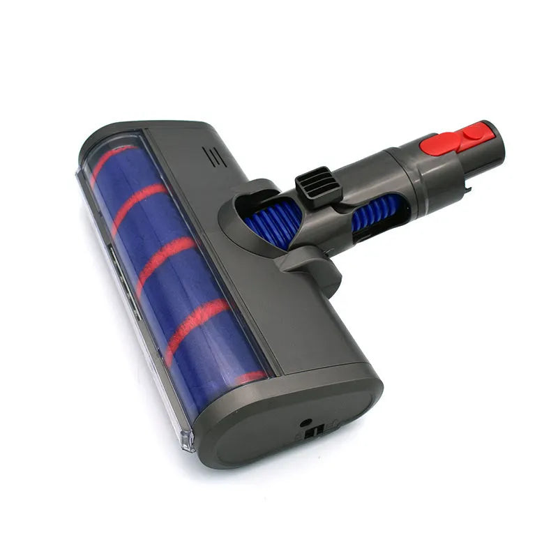 Dyson V7 to V11 compatible electric floor brush head with soft velvet rolling brush measuring 260mm
