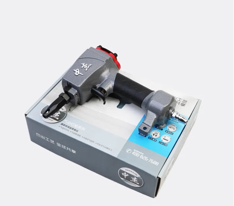 Metal Sheet Punching Air Nail Gun: DK30 model with 2.5-3.0mm hole diameter for riveted clothing and fabric punching operations at 0.5-0.8MPa working pressure, weighing 1.05kg.
