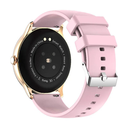 Blood Pressure Health Smart Bluetooth Sports Watch with 1.28-inch screen and silicone wristband