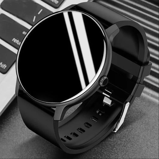 Blood Pressure Health Smart Bluetooth Sports Watch with 1.28-inch screen and silicone wristband