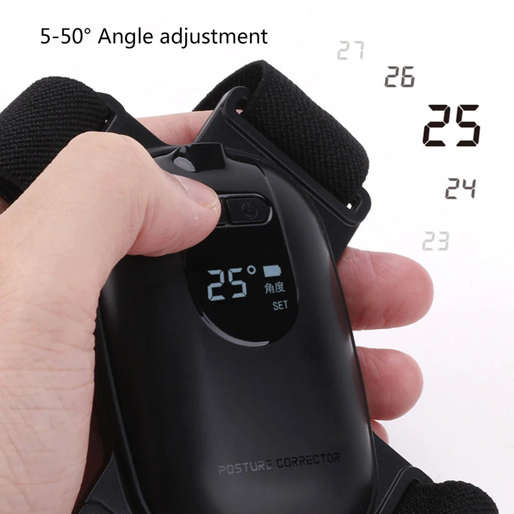 Adjustable Smart Posture Corrector with angle and tension sensors to improve posture and reduce back pain
