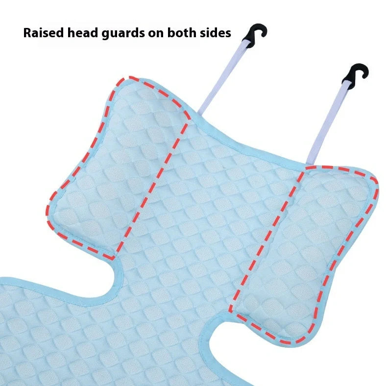 LaTeX Cool Silk washable children's summer mat chair cushion in viscose fibre construction