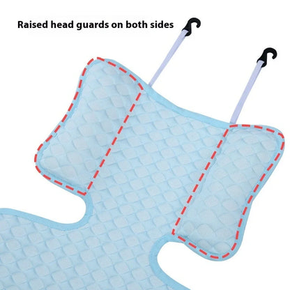 LaTeX Cool Silk washable children's summer mat chair cushion in viscose fibre construction