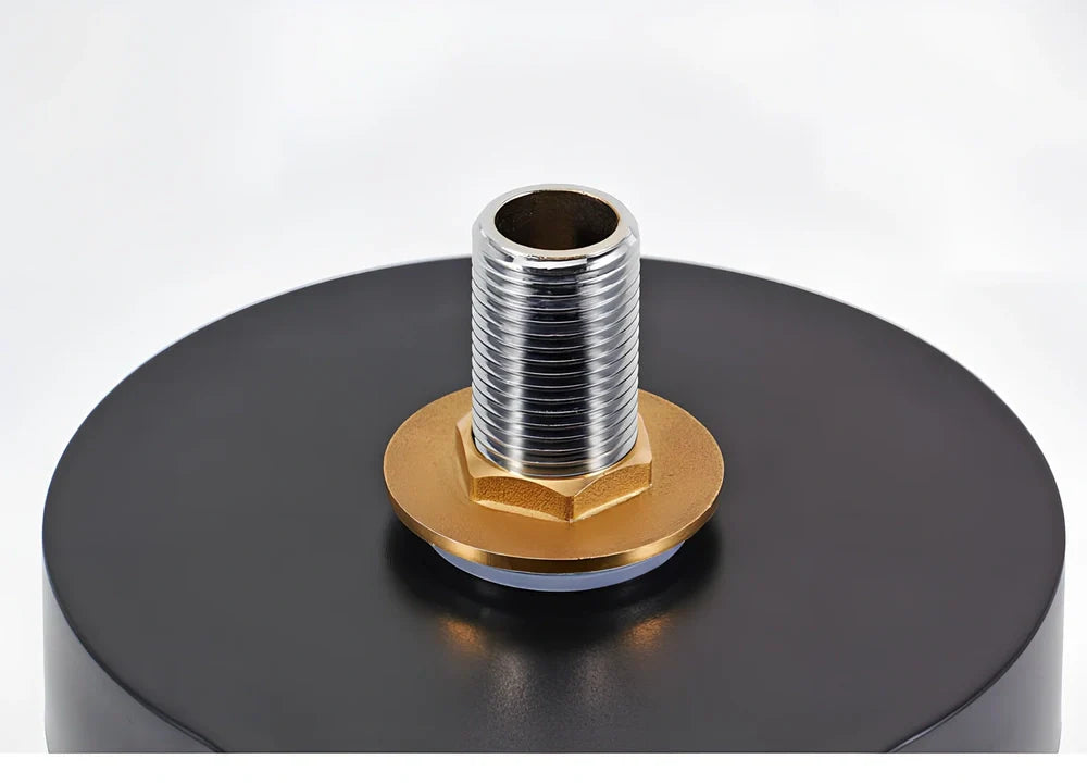 Automatic cup washer with high-pressure spray system for bar counters in black finish