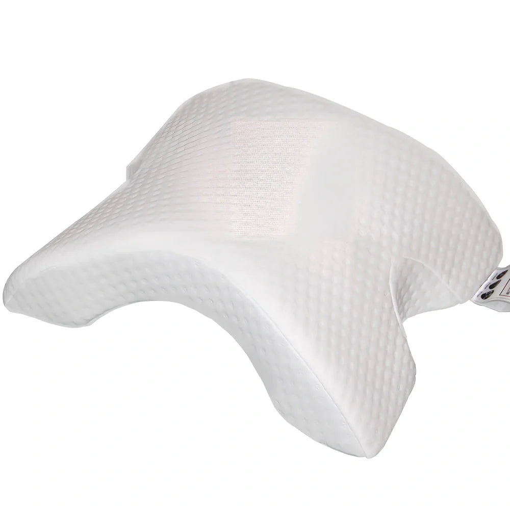 Portable Tencel arch pillow with 35×30×13cm dimensions for cervical support during massage