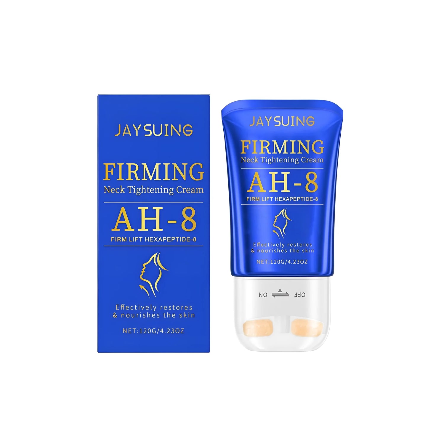 120g jar of neck tightening cream with ceramide and Centella asiatica extract