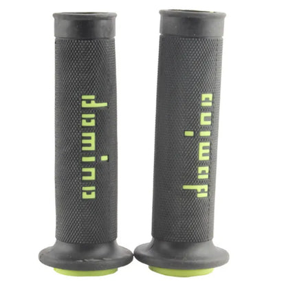 Motorcycle handle gel grips in various colours showing 22mm and 24mm inner diameter options