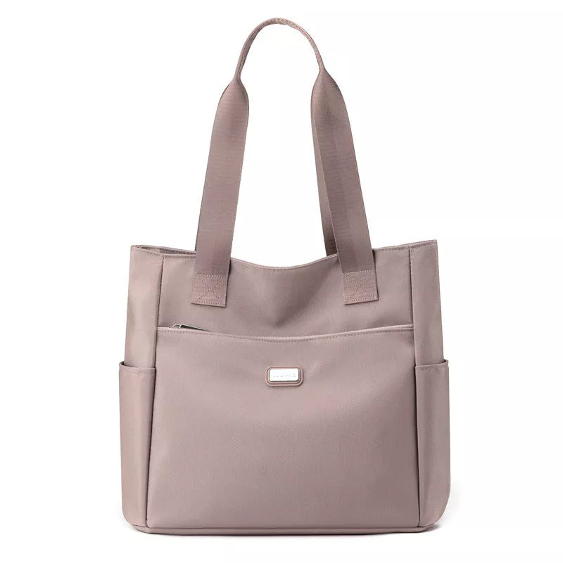 2024 women's large capacity waterproof nylon shoulder bag in multiple colors