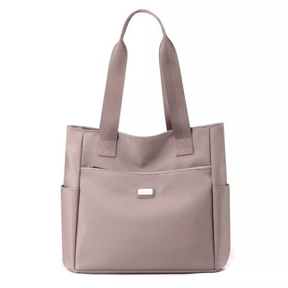 2024 women's large capacity waterproof nylon shoulder bag in multiple colors