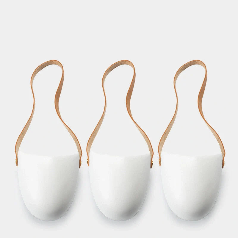 Stylish ceramic wall-mounted flower pot with no-trace nails for easy installation