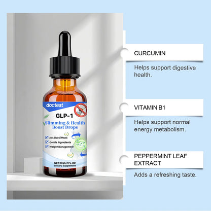 30ml bottle of Traditional Chinese Medicine intestinal care drops with dropper