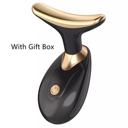 Small facial electric beauty massage instrument in black and white options