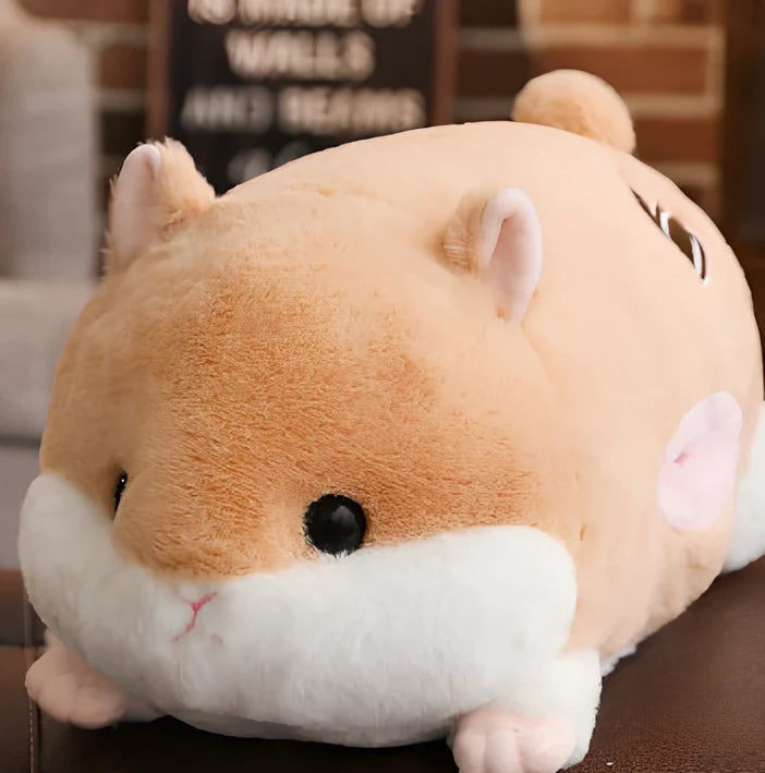 Cotton hamster pillow in selected colour with PP cotton filling showing size options