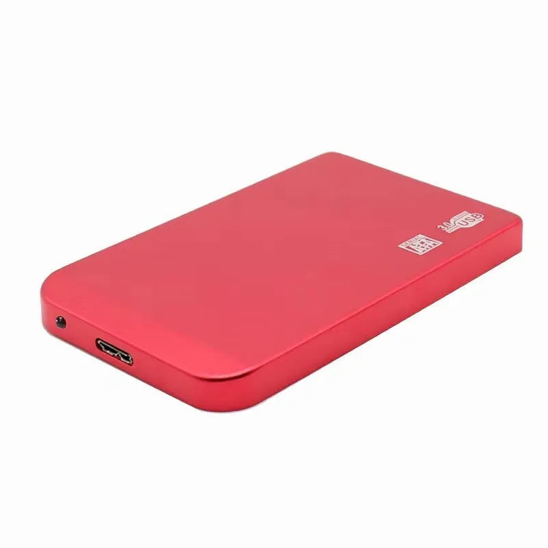USB 3.0 solid state mobile hard disk with metal shell in black, blue, red, or silver colour